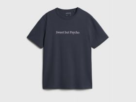 Футболка с принтом, Серый