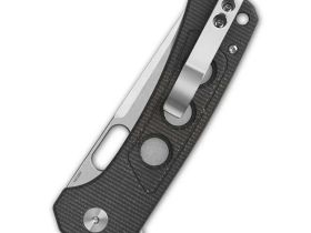 Складной нож QSP Unicorn, сталь 14C28N, рукоять микарта, темно-коричневый