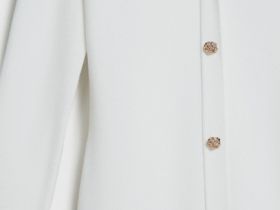 Вязаное облегающее платье, Бежевый