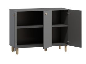 Тумба Ханна 105x80 Графитовый