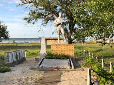 Братская могила советских воинов, погибших в период Сталинградской битвы