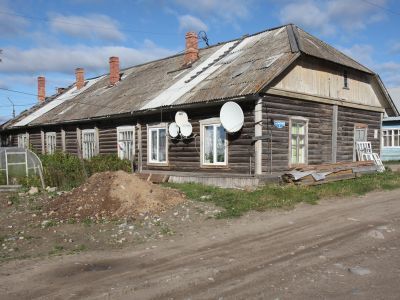 Барак жилой Рабочего городка Соловецкого лагеря особого назначения