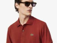 Мужское поло Lacoste из смеси эластичного органического хлопка
