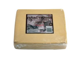 Пластилин скульптурный Гамма 500 г телесный твердый