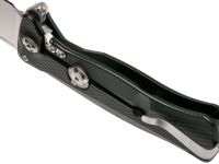 Нож складной LionSteel SR11A BS, сталь Uddeholm Sleipner®, рукоять алюминий (Black Solid® Aluminum)