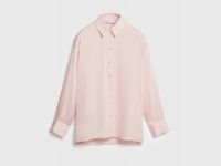 Блузка из сатина, Розовый