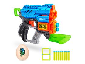 4870 Игровой набор ZURU X-Shot DINO ATTACK: Экстинкт (бластер, 1 мишень, 8 снарядов)