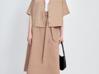 Юбка миди с поясом