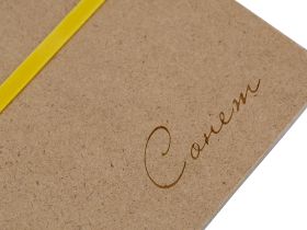 Планшет "Сонет" с зажимом и резинкой, МДФ, толщина 2,7 мм, размер 22,7х35,5 см