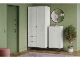 Обувница Трейвис 2-58x114 Белый