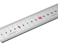 Линейка нержавеющая усиленная ЗУБР Про-100, длина 1,00 м