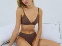 Топ из микрофибры, Коричневый