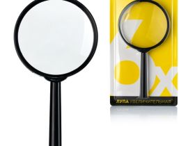 Лупа увеличительная стеклянная Globus 90 мм, блистер