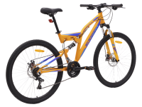 Велосипеды Двухподвесы Stark Jumper 27.1 FS D, год 2024, цвет Оранжевый-Синий, ростовка 18