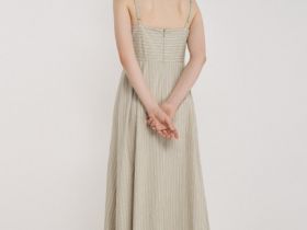 Сарафан из хлопка, Зеленый