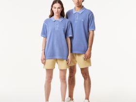 Хлопковое поло Lacoste унисекс