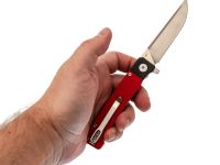 Складной нож Steelclaw "Гектор", сталь VG-10, рукоять G10, красный