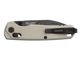 Складной нож Kershaw Bel Air, сталь Damascus, рукоять алюминий, бежевый