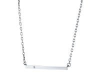 Колье из серебра с бриллиантом э0601кл11181600