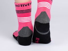 Термоноски трикотажные для девочек (низкие махровые)