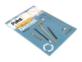 Альбом-склейка для смешанных техник Clairefontaine "Paint'ON Denim Blue" А3 15 л 250 г, джинсовый