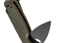 Складной нож Daggerr Piranha olive BW DL, сталь 8Cr14MoV, рукоять FRN