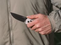 Полуавтоматический складной нож SOG Flash AT Cool Grey, сталь D2, рукоять GRN, белый