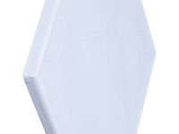 Холст на подрамнике грунтованный "Сонет" шестигранный, диаметр 30 см, 280 г, 100% хлопок, среднее зе