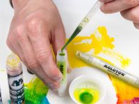 Маркер акварельный Molotow "AQUA Twin" Зеленый