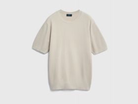 Футболка из текстурной ткани, Бежевый