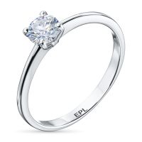 Помолвочное кольцо из белого золота э4012кц07132200_white