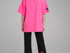 Комплект трикотажный для девочек: фуфайка (футболка), брюки