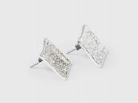 Серьги-пусеты, Серебряный