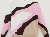 Джемпер с абстрактным принтом