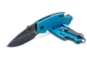 Складной нож Kershaw Shuffle 6, сталь 8Cr13MoV, рукоять термопластик GFN бирюзового цвета