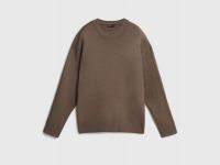 Джемпер из смесовой вискозы, Коричневый