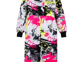 Комбинезон текстильный с полиуретановым покрытием для девочек