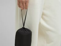 Стеганый пуховик с натуральным пухом