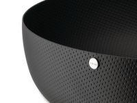 Alessi Чаша для фруктов 21 см черная Round basket Alessi