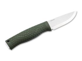 Нож с фиксированным клинком Boker Bronco Mini Green Scandi, сталь CPM-3V, рукоять термопластик, зеленый