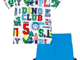 Комплект трикотажный для мальчиков: фуфайка (футболка), шорты