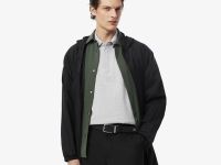 Двухсторонний кожанный ремень Lacoste Chantaco