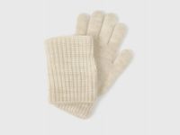 Перчатки и митенки для девочек, Бежевый