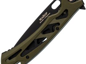 Складной нож НОКС Майор, сталь VG10, армейский нож, рукоять G10 олива