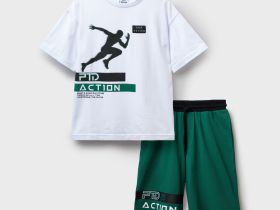 Комплект трикотажный для мальчиков: фуфайка (футболка), шорты