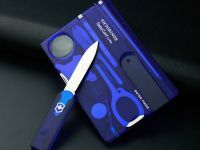 Швейцарская карта Victorinox SwissCard Lite, сталь X50CrMoV15, рукоять ABS-Пластик, синий