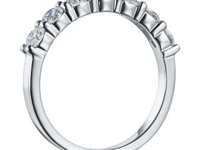 Классическое кольцо из белого золота э4712кц03142100_white