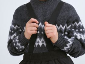 Утеплённые брюки на лямках для мальчиков, Черный