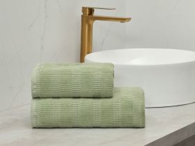 Полотенце махровое Flavio, олива