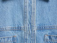 Джинсовая куртка-рубашка, Голубой